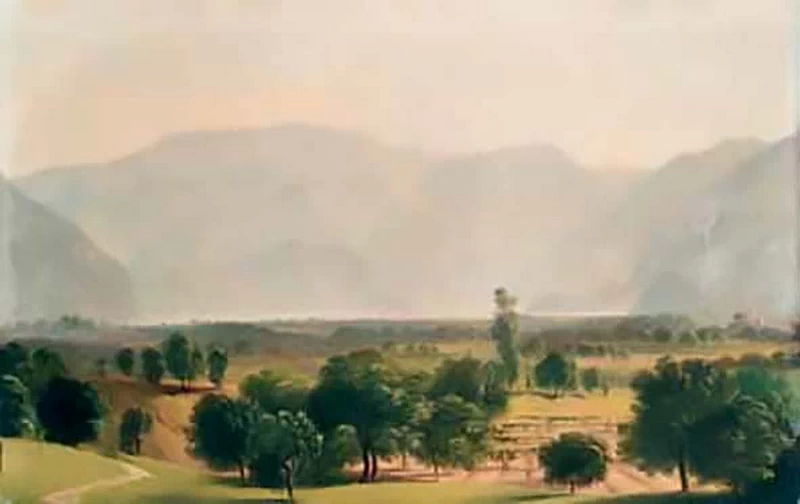 21-Luigi Basiletti –lago d'Iseo da Nigoline 